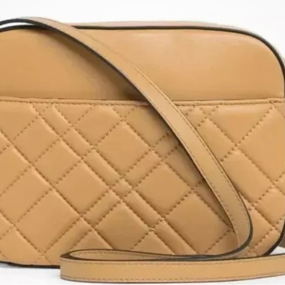 Kurt Geiger Brown Quilted Crossbody Bag NWT TAUPE - Picture 4 of 11